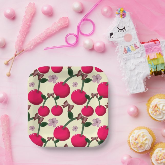 Throw Pillow Paper Plates (Party)