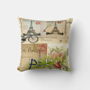 Throw Pillow Paris France