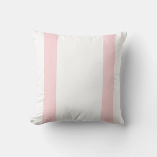 Throw Pillow Pink & White Stripe