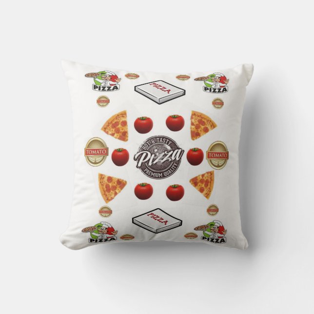 Throw Pillow Pizza (Front)