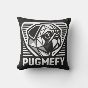 Throw Pillow - Pugmefy
