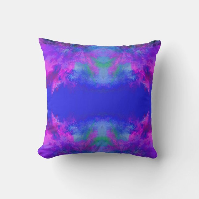 Throw Pillow Purple happiness  (Front)