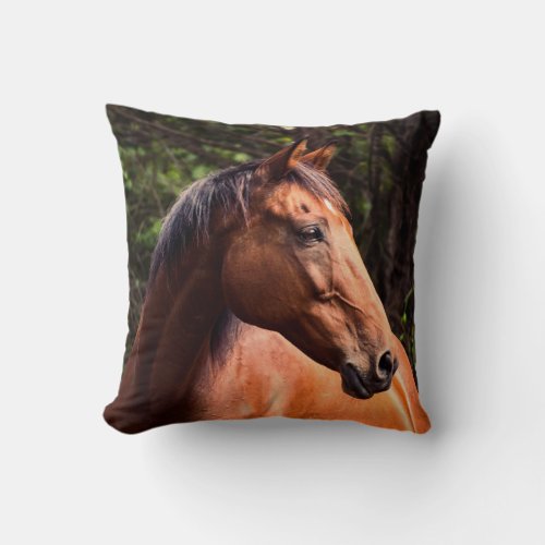Throw Pillow _ Rocky 2020 Horse of the Year