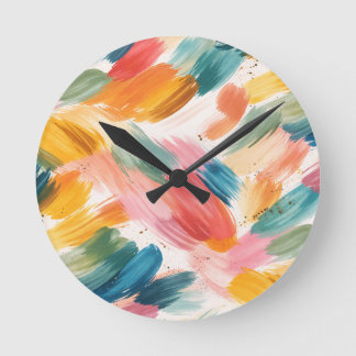 Throw Pillow Round Clock