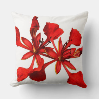 Throw Pillow Royal Poinciana Flower