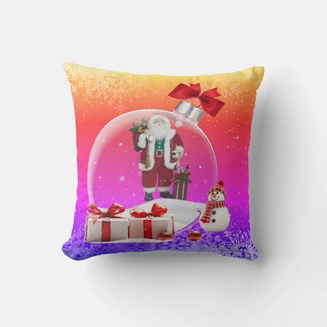 Throw Pillow Santa Claus  (Front)