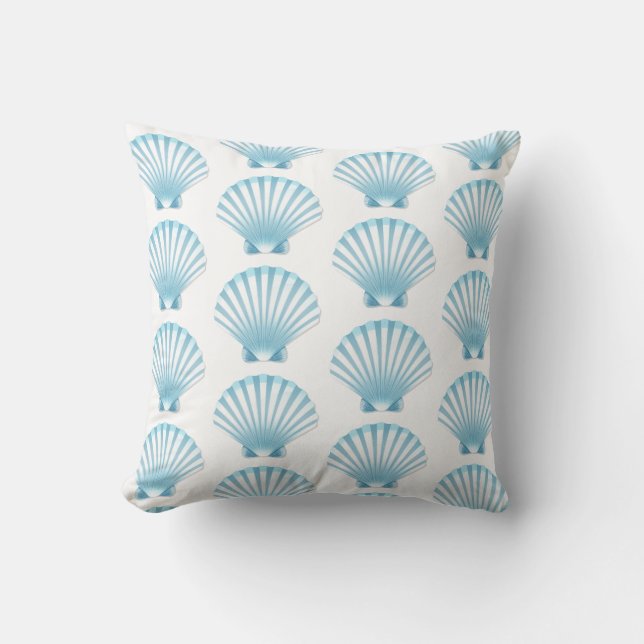 Throw Pillow-Sea Shell Pillow (Front)