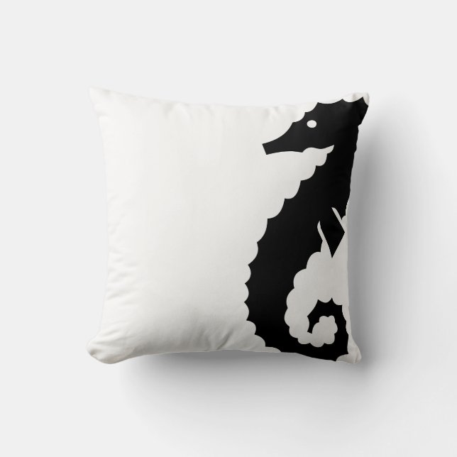 Throw Pillow Seahorse (Front)
