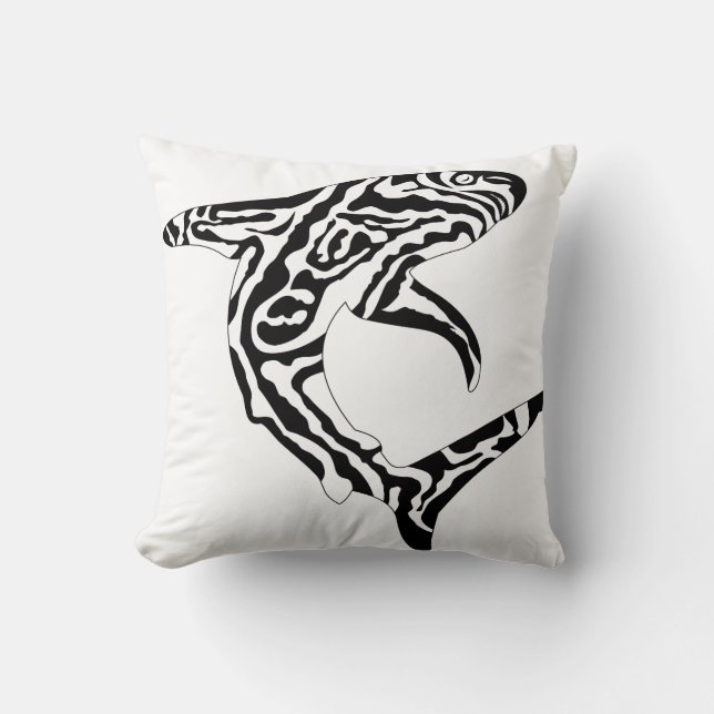 Throw Pillow-Shark Pillow (Front)
