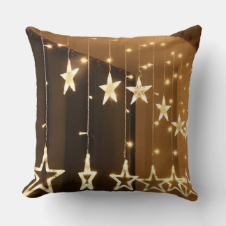 Throw Pillow shining star Light Glow of Warm Deam✨