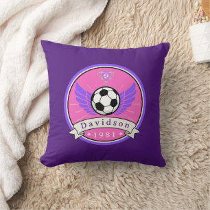 Throw Pillow - Soccer - Personalized - Add Name