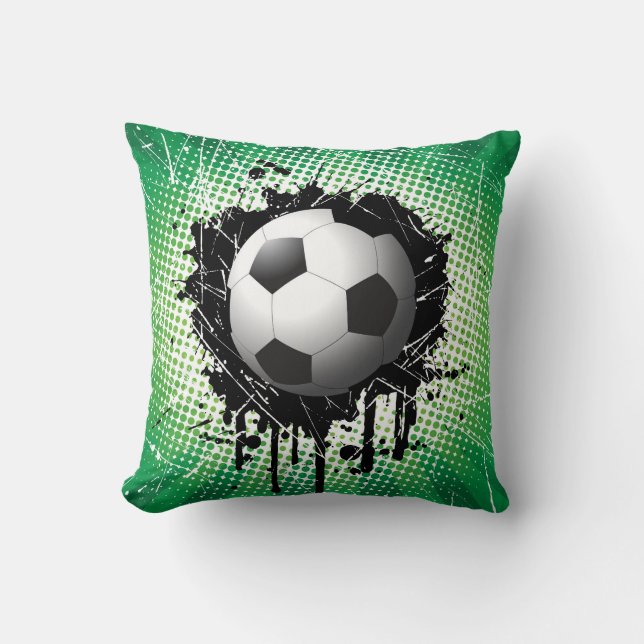 Throw Pillow-Soccer Pillow (Front)