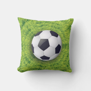 Throw Pillow-Soccer Pillow