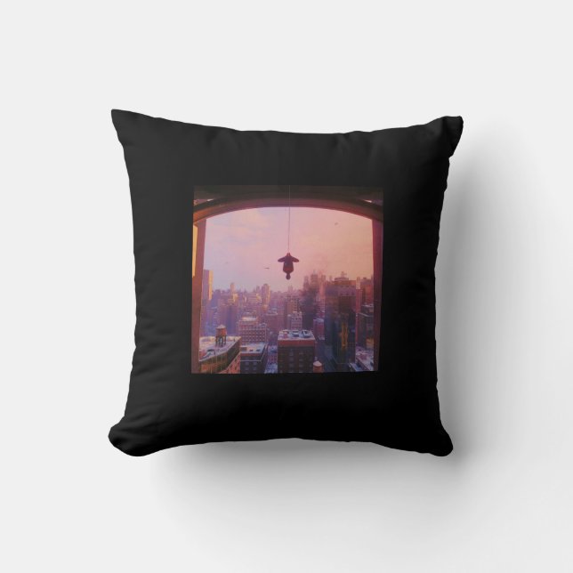 Throw Pillow, Spider man theam  Pillow (Front)