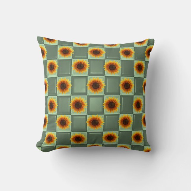 Throw Pillow Sunflower (Front)