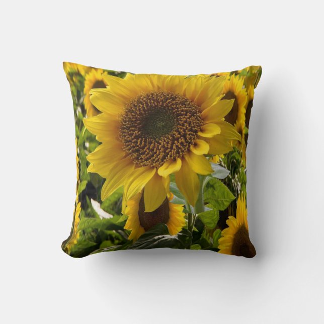 Throw Pillow Sunflower (Front)