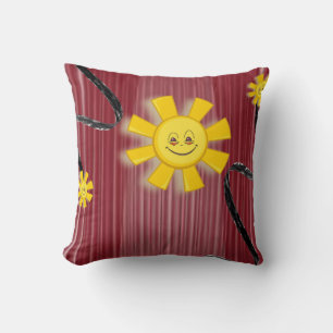 Throw Pillow Sunflower
