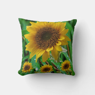 Throw Pillow Sunflower