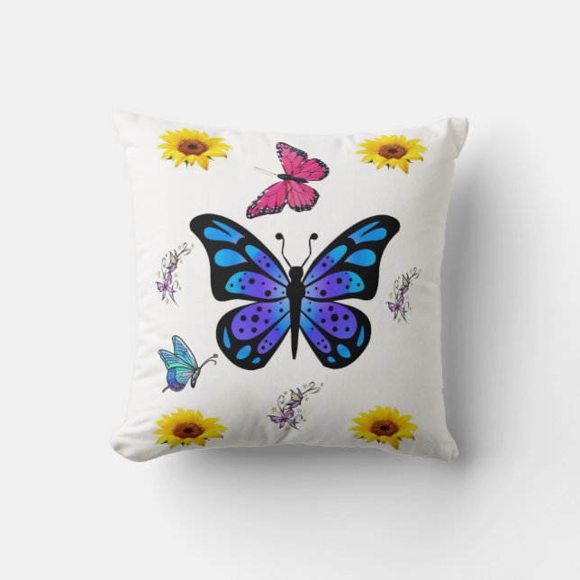 Throw Pillow Sunflower (Front)