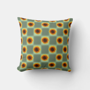 Throw Pillow Sunflower