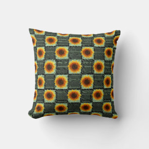 Throw Pillow Sunflower