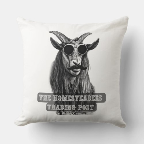 Throw Pillow The Homesteaders Trading Post 