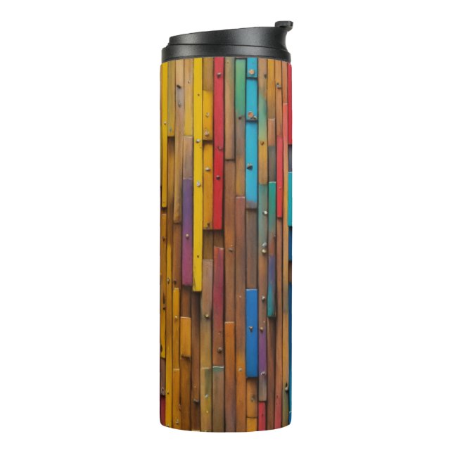 Throw Pillow Thermal Tumbler (Rotated Left)