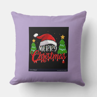 Throw Pillow, Throw Pillow 16" x 16" CHIRSTMASDAY