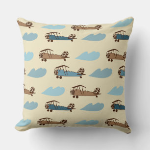 Throw Pillow Toy Airplane