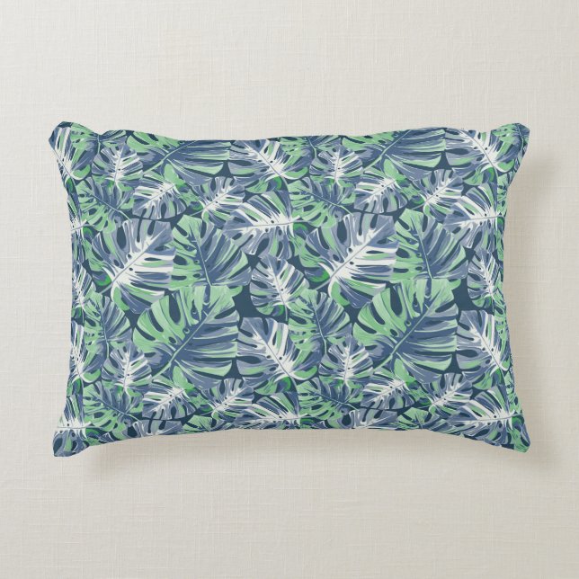 Throw Pillow Tropical Palms (Front)