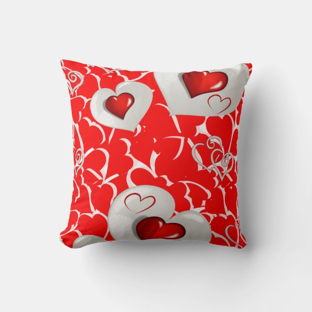 Throw Pillow Valentine's Day (Front)