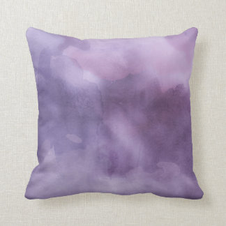 Throw Pillow - Watercolor Purples