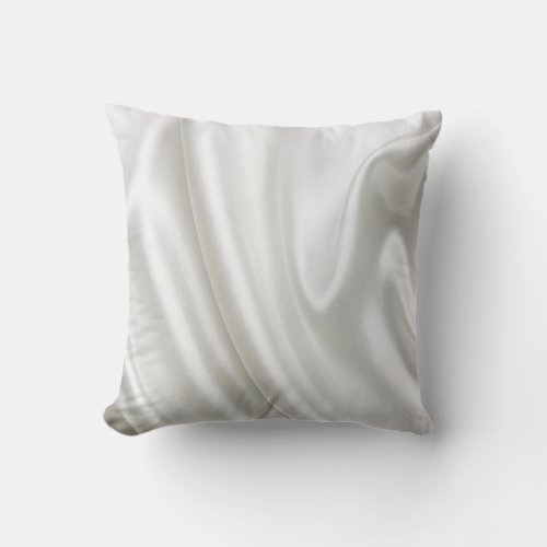 Throw Pillow White Sheer