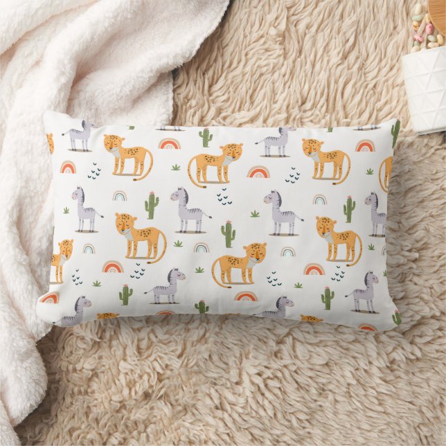Throw Pillow Wild African Animals (Blanket)