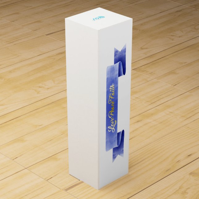 Throw Pillow Wine Box (Front)