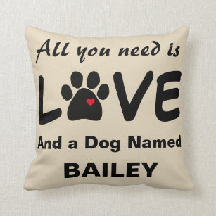 Multicolor 18x18 Custom Bailey Gifts & Accessories for Women Bow to The Greatest Bailey of All Time First Given Name Throw Pillow