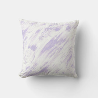 Throw pillow with lavender design