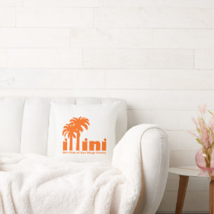 Throw Pillow with San Diego Illini Logo