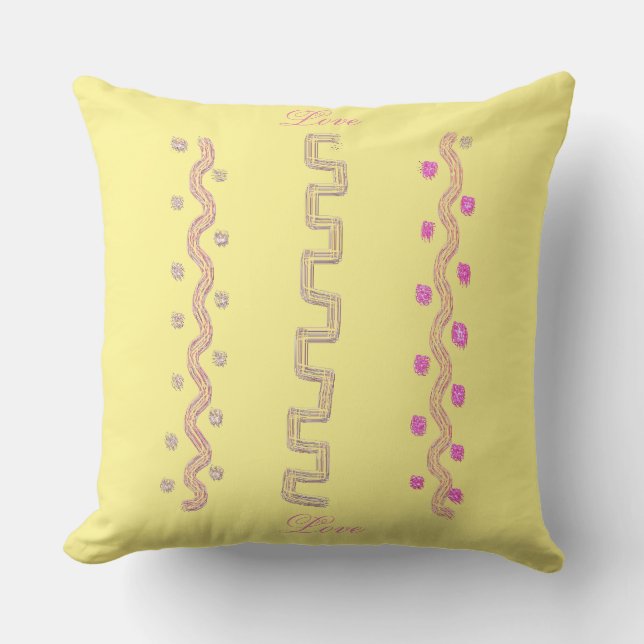 Throw Pillows for Nursery in 6 colors (Front)