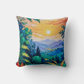 Throw Pillows nature colorful