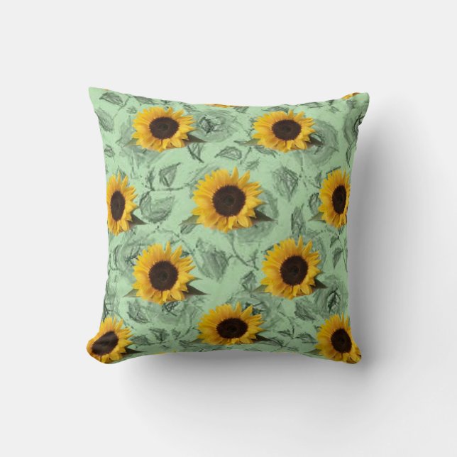 Throw Pillows Sunflower (Front)