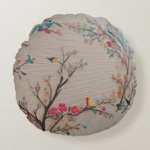 Throw round pillow
