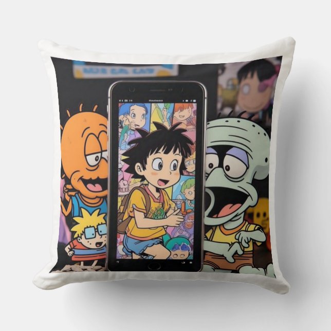 Throw Squidward Pillow (Front)