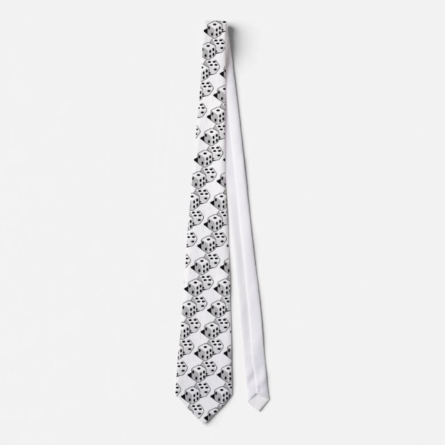 Throw  the Dice Neck Tie (Front)