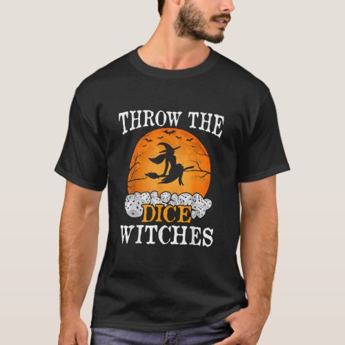Throw the Dice Witches Bunco Party T_Shirt