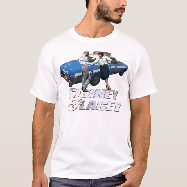 Throwback Cagney And Lacey Girl Power Tribute T-Shirt (Front)