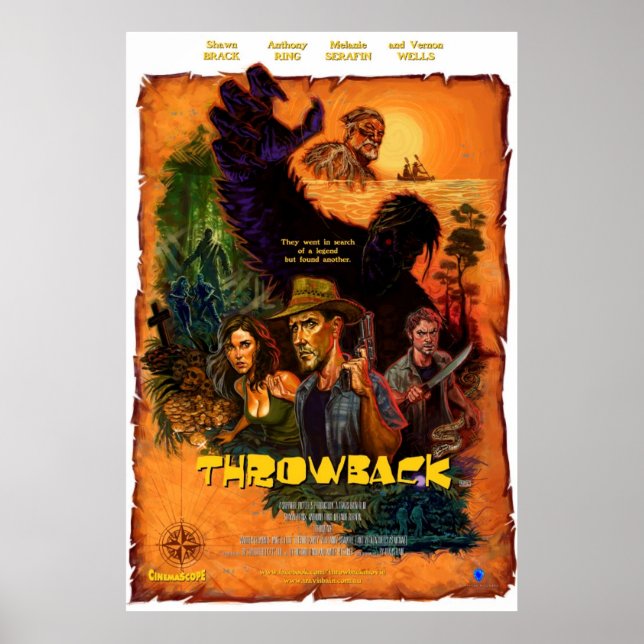 "Throwback" One-Sheet Movie Poster (Front)