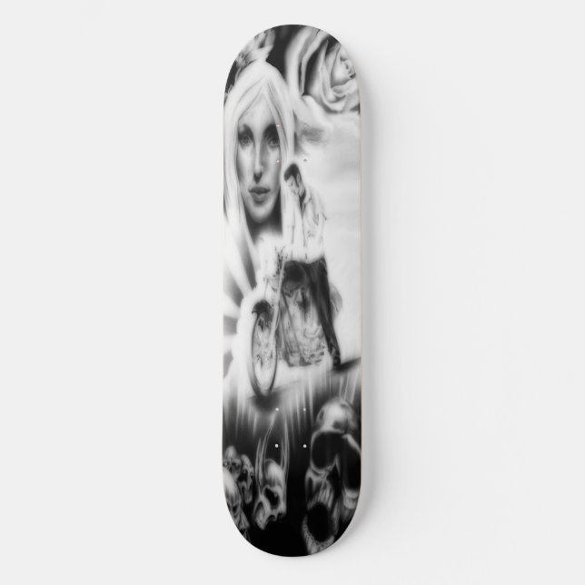 Throwback skateboard deck (Front)