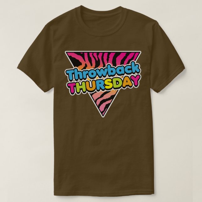 Throwback Thursday T-Shirt (Design Front)