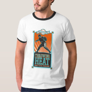 Throwing Heat Baseball T-shirts